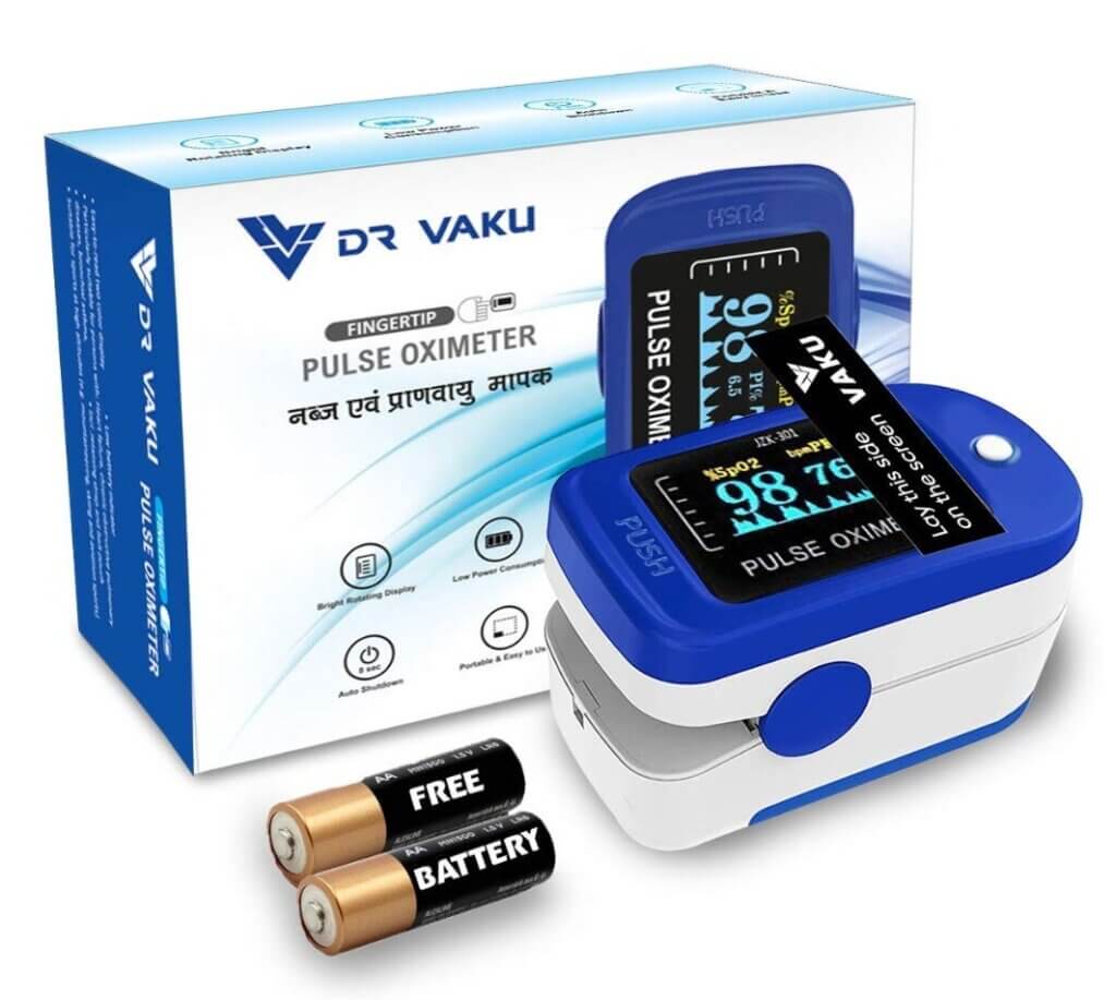 Best Pulse Oximeter - DR VAKU Swadesi Finger Tip Pulse Oximeter