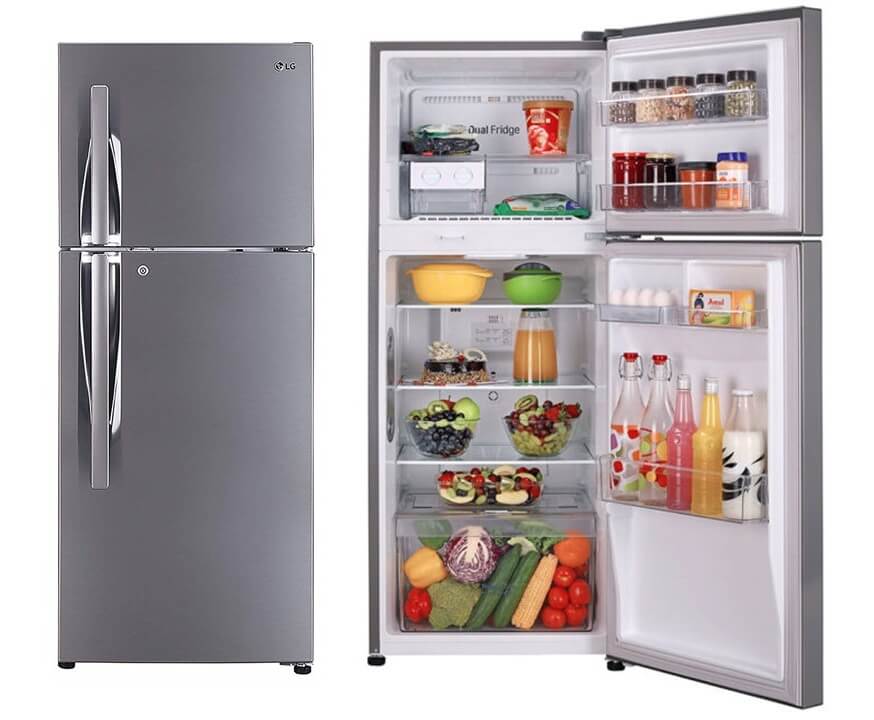 #1 in Best Refrigerators Double Door - LG 260 Litres 3-Star Frost Free Double Door Refrigerator