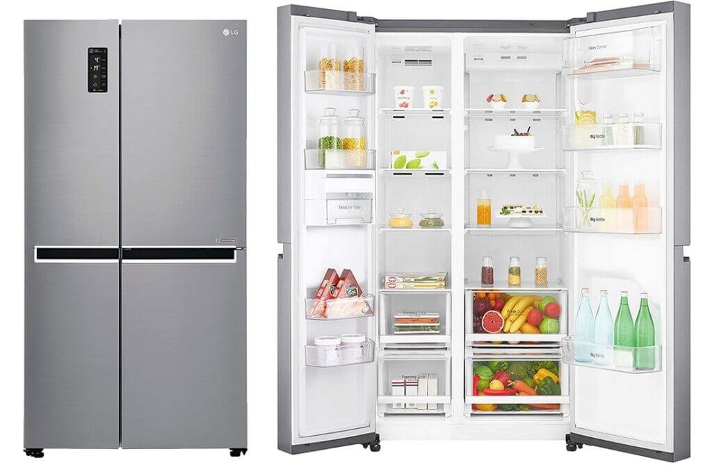 #3 in Best Refrigerators Side-by-Side - LG 687 L Frost Free Side-by-Side Refrigerator