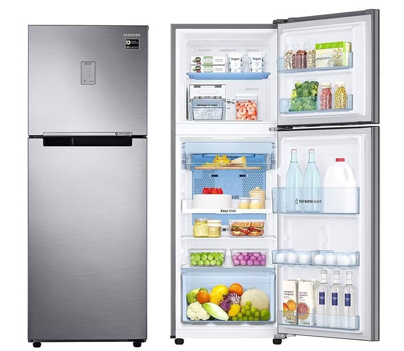 #3 in Best Refrigerators Double Door - Samsung 253L 3 Star Inverter Frost Free Double Door Refrigerator