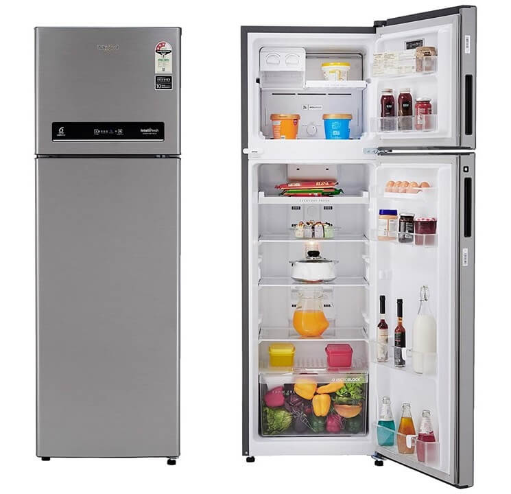 #2 in Best Refrigerators Double Door - Whirlpool 292 L 3 Star Inverter Frost-Free Double Door Refrigerator